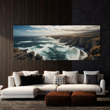 Landscape Cliffside Waves 74