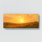 Landscape Golden Hills Sunset 1