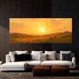 Landscape Golden Hills Sunset 1