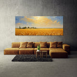Landscape Golden Midday Fields 55