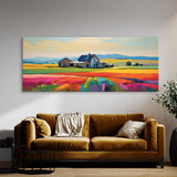 Farmhouse Patterned Farm Fields 89