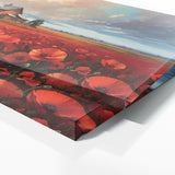 Farmhouse Swirling Poppy Fields 45