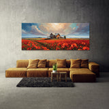 Farmhouse Swirling Poppy Fields 45