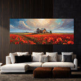 Farmhouse Swirling Poppy Fields 45