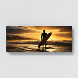Surf Sunset Surfing Silhouette 117