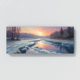 Winter Dawns Icy Reflection 57
