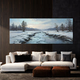 Winter Frozen Stream Serenity 9