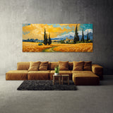 French Countryside Golden Waves 52