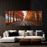 Fall Autumn Winding Road 73