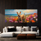 Dog Vivid Blossoms Play 45