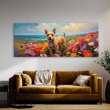 Dog Vivid Blossoms Play 45