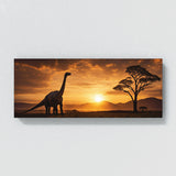 Dinosaur Sunrise Silhouette 101