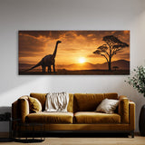 Dinosaur Sunrise Silhouette 101