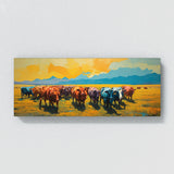 Cattle Abstract Pastures 83