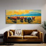 Cattle Abstract Pastures 83