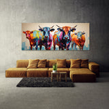 Cattle Colorful Camouflage 93