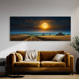 Lunar Golden Moonrise Fields 78