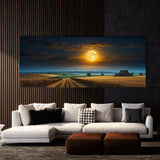 Lunar Golden Moonrise Fields 78