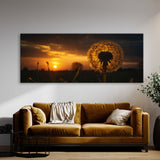 Dandelion Sunset Silhouette 67
