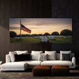 American Flag Honoring 77