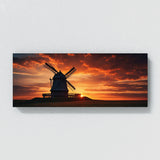 Countryside Windmill Sunset 79