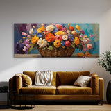 Basket Vivid Floral Symphony 61