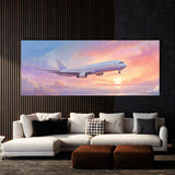 Aircraft Sunset Soar 36