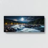 Water Moonlit River Flow 82