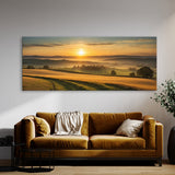 Sun Golden Morning Fields 81