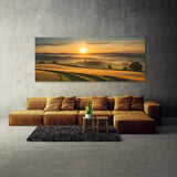 Sun Golden Morning Fields 81