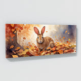 Rabbit Autumn Leaves 34