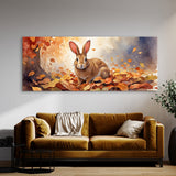 Rabbit Autumn Leaves 34