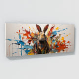 Rabbit Whimsical Abstract Burst 86