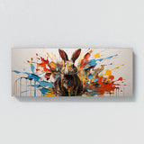 Rabbit Whimsical Abstract Burst 86