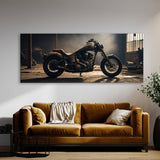 Motorcycle Industrial Silhouette 126