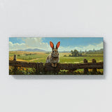 Bunny Peeking Through Fences 13