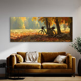 Bicycle Autumnal Bike Path 8