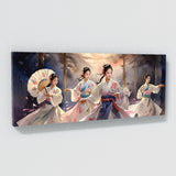 Asian Graceful Fan Dance 35