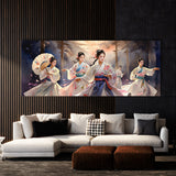 Asian Graceful Fan Dance 35