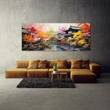 Asian Kyoto Seasons Abstraction 90