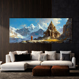 Asian Monks Amidst Majesty 6