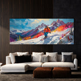 Skier Colorful Carve 51