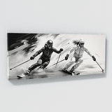 Skier Skiing Silhouette 92