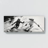 Skier Skiing Silhouette 92