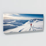 Skier Solitary Snow Odyssey 81