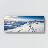 Skier Solitary Snow Odyssey 81