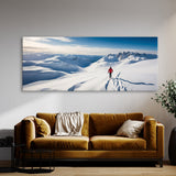 Skier Solitary Snow Odyssey 81