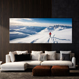Skier Solitary Snow Odyssey 81