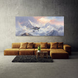 Plane Cloudkissed Peaks 37