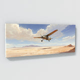 Plane Desert Sky Voyage 34